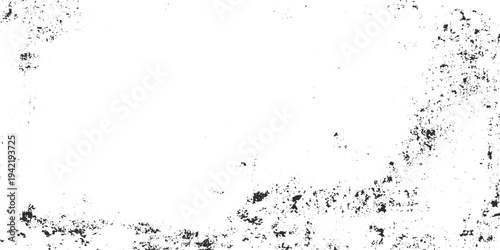 Distressed retro paper texture with cracks and scratches black and white grunge overlay for text space