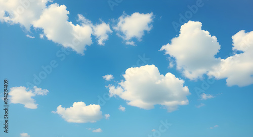 sky, blue, cloud, clouds, background, nature, air, atmosphere, daylight, sunny, clear, horizon, weather, calm, peaceful, serene, fluffy, soft, white, natural, environment, outdoor, scenic, landscape, 