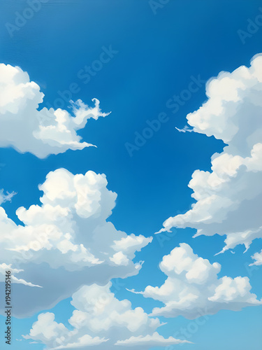 sky, blue, clouds, background, nature, atmosphere, air, daylight, sunny, clear, horizon, weather, calm, peaceful, serene, fluffy, soft, white, natural, environment, outdoor, scenic, landscape, summer,