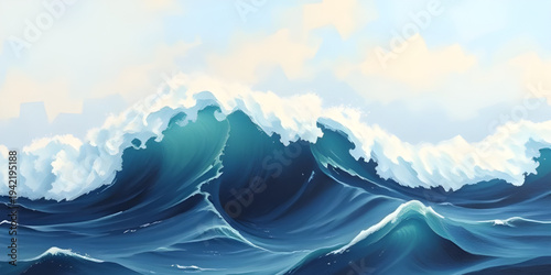 waves, beach, wave, ocean, sea, water, shoreline, coast, coastal, sand, seaside, surf, foam, splash, tide, current, blue, turquoise, summer, vacation, holiday, tropical, paradise, nature, natural, lan