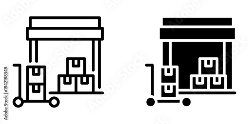 wholesaler icon, element icon for design branding, print, and digital media