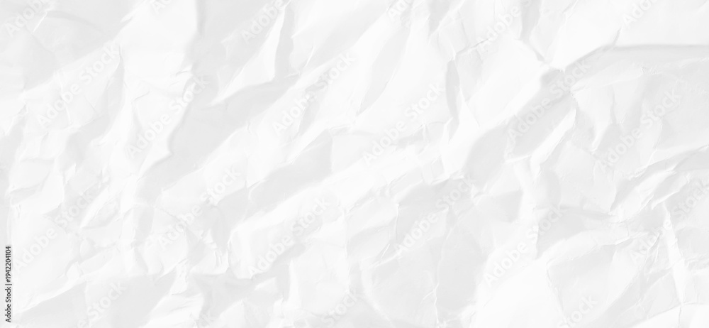 Obraz premium Soft white crinkled paper texture background for designers and artists to create stunning visual effects