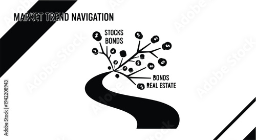 investment navigation infographic template