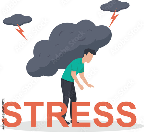 Mental Health Burnout, Managing Emotional Stress, Workplace Pressure Overload, Mental Fatigue Challenge, Coping With Anxiety