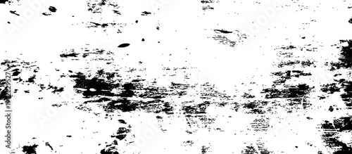 Black and White Grunge Distressed Overlay Texture Rough Scratchy Background Vector Graphic