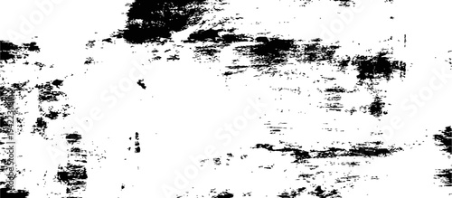 Black and White Distressed Grunge Texture Overlay for Graphic Design