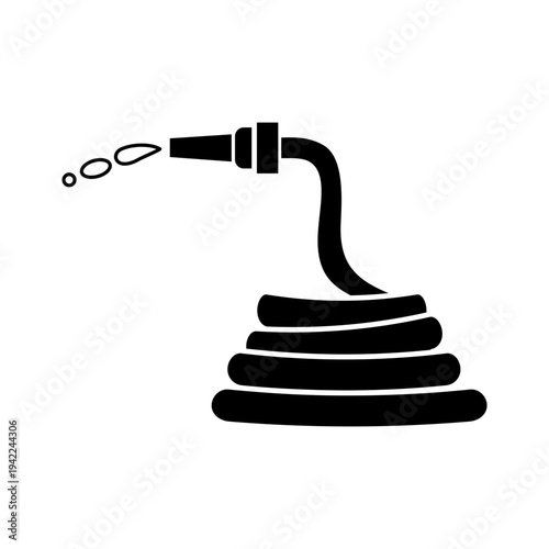 Hose Icon Glyph