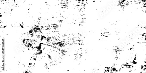 Black and White Distressed Grunge Vector Texture Overlay Gritty Rough Rustic Surface Effect Abstract Background Element