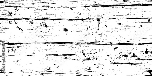 Photos Seamless black and white grunge vector texture with distressed horizontal lines