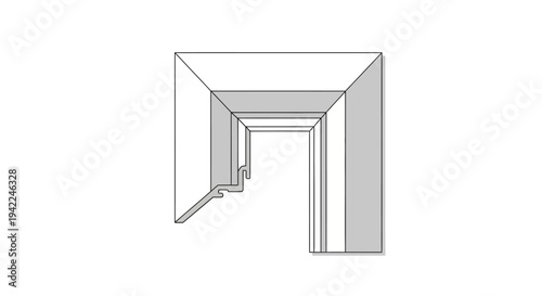 Simple 3D Corner Detail.