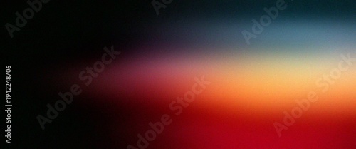Glowing light neon gradient flow on black background 4K. Blurred lights. Flashes on dark backdrop for cover, technology banner, web design. Flowing motion. Fluid animation. Grainy noise