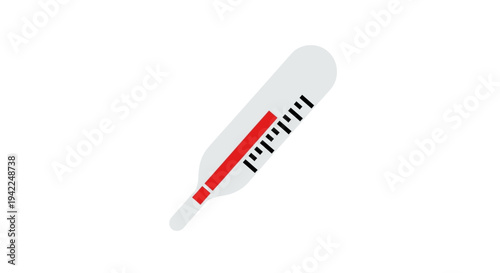 Thermometer Showing High Temperature.