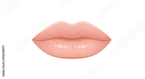 Woman Lips Close Up.