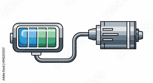 Battery and Electric Plug.