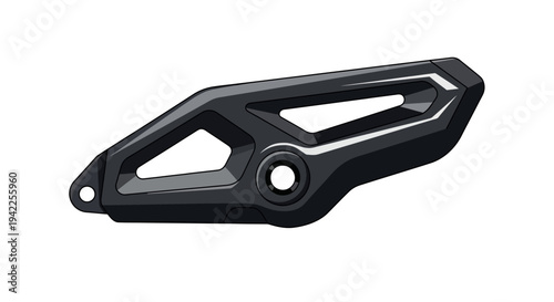 Black Metal Motorcycle Part.