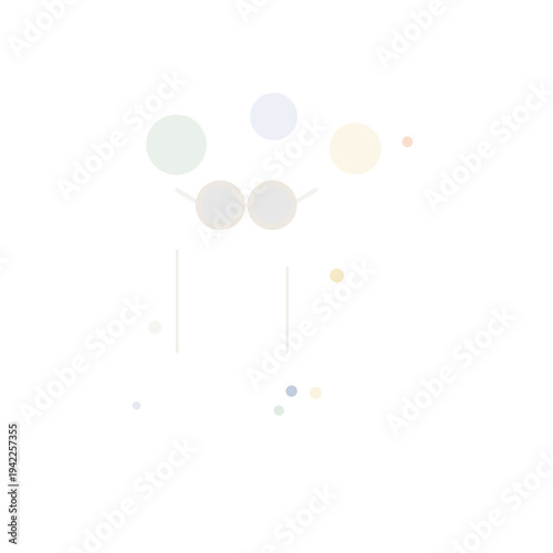 Wellness reading glasses books vector, longevity routine SVG