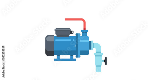Blue Water Pump System.