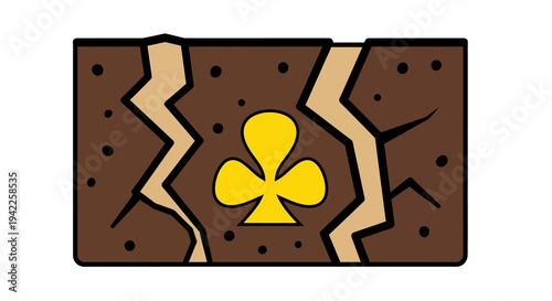 Broken Chocolate Cookie.