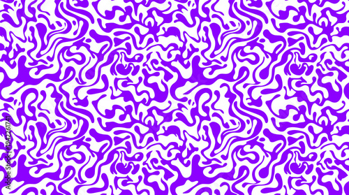 Purple Abstract Organic Flow Pattern