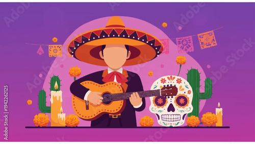 Day of the Dead celebration art

