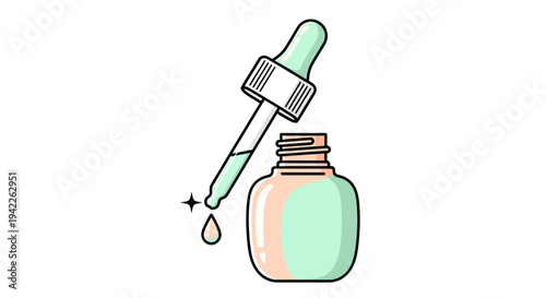 Dropper Bottle Liquid.