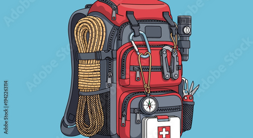 Emergency Response Backpack Kit.