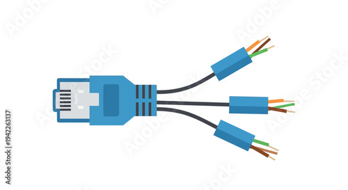 Ethernet Cable Connector.