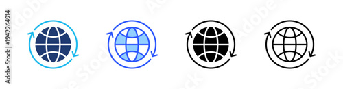 Web Multi Style Icon Set Vector 