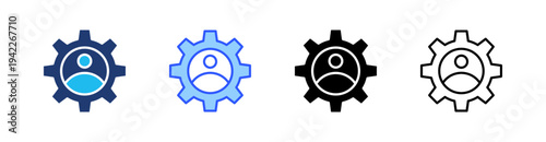 Resource Multi Style Icon Set Vector 