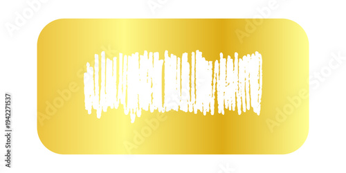 Futuristic Golden scratch card surface with scraped texture.