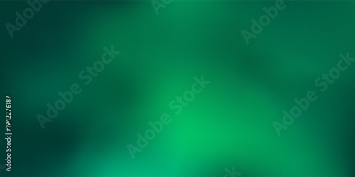 Abstract Emerald Green Gradient Background with Soft Fluid Shapes and Modern Tech Mesh. vector illustration