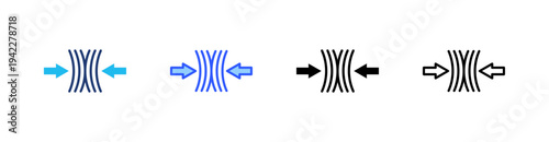 Resilience Multi Style Icon Set Vector 