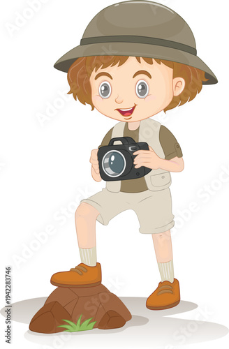 girl with camera