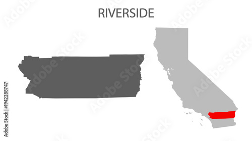 Riverside County Map and Location in California State