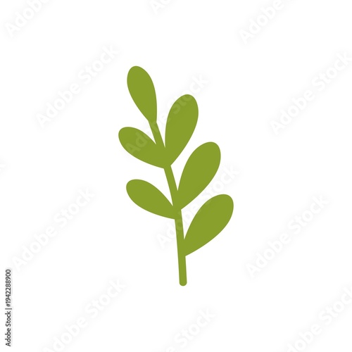 Simple flat floral illustrations with bright colors and modern style