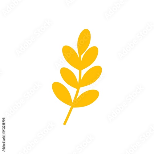 Simple yellow foliage design with clean modern look