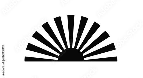 Rising Sun Symbol of Hope and New Beginnings Graphic Design