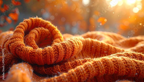 Cozy Knitted Sweater with Warm Texture and Soft Fabric.