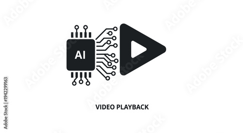 Video Line art clean abstract modern vector