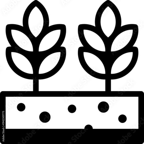 Wheat Grain Harvest Icon