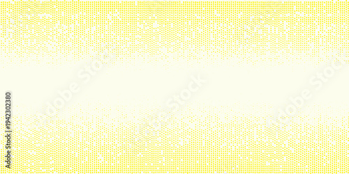 Yellow dotted texture with a gradient towards a blank white space