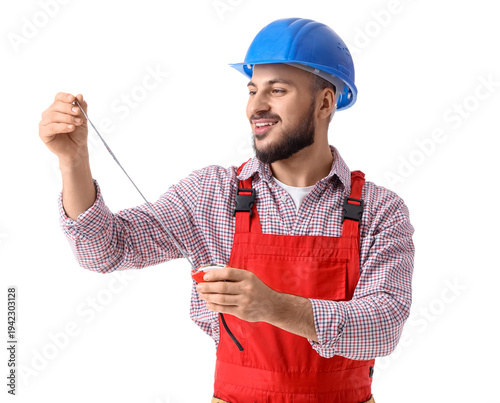 Young male construction wor...