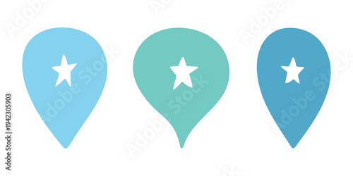 Set of hand drawn map pin Map marker pointer sign GPS and mapping tools Location pin symbol Pinpoint clipart in doodle style Single element for web, design