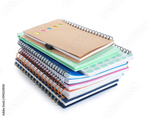 Stack of many different not...