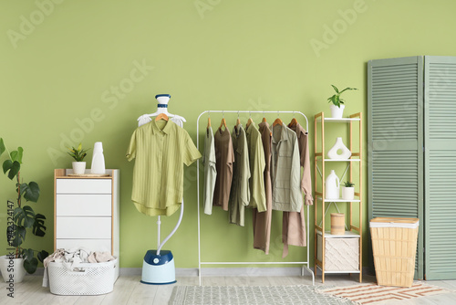 Interior of room with moder...