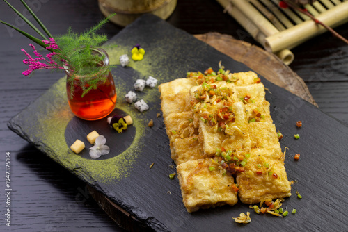 Quadro su tela Pan-fried Changsha Stinky Tofu