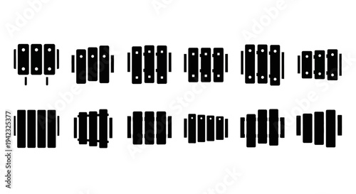 Barcode, barcode labels, barcode stickers, black barcode icons, vector graphics