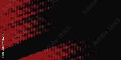 Halftone dots red and blue color pattern gradient grunge texture background. Dot pop art comic sport style vector illustration. modern background%09