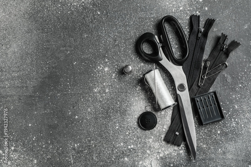 Different tailor's supplies...