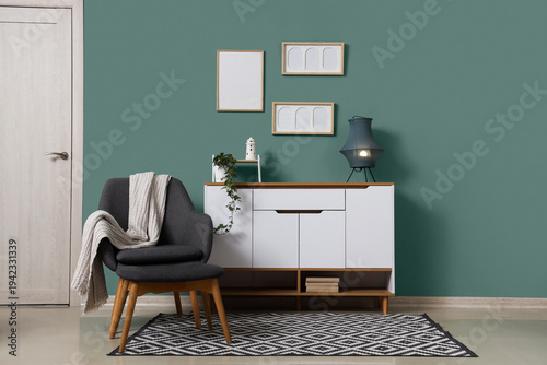 Interior of living room wit...